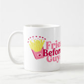 Mug Fries avant les gars Saint Valentin (Gauche)