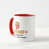 Mug Fries de France amusantes (Devant gauche)