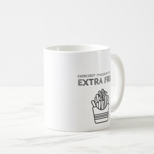 Mug Fries supplémentaires (Devant droit)