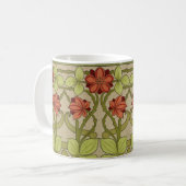 Mug Frieze Bordure Art Nouveau Floral (Devant gauche)