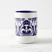 Mug Frieze ornement Art Nouveau (Centre)