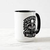 Mug Frightfully Well Read Candlelight Skeleton (Devant droit)