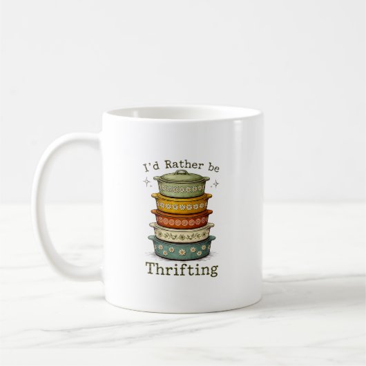 Mug Fripe Rétro Casserole Brocante (Gauche)
