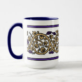 Mug Frise rétro de vigne vierge (Gauche)