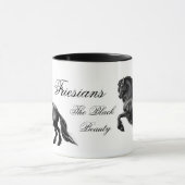 Mug Frisons, lettre noire (Centre)