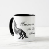 Mug Frisons, lettre noire (Devant gauche)