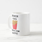 Mug Frites Me Rends Heureux Frites (Devant gauche)