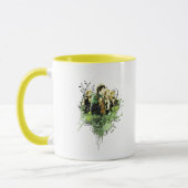 Mug FRODO™ avec Hobbits Vector Collage (Gauche)