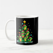 Mug Frog Christmas Tree Funny Hopper Holiday Cute Frog (Gauche)