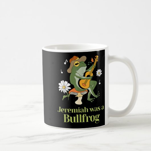 Mug Frog Guitar-jeremiah Was Bullfrog Funny Saying  (Droite)