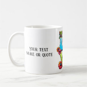 Mug Frog Hippie Boho Paix Super Personnaliser personna