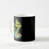 Mug Frog Number 67 Or 67th Birthday Cool Meme Six Seve (Devant gauche)