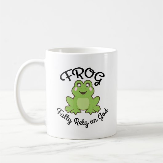 Mug FROG- Se fier entièrement à Dieu (Gauche)