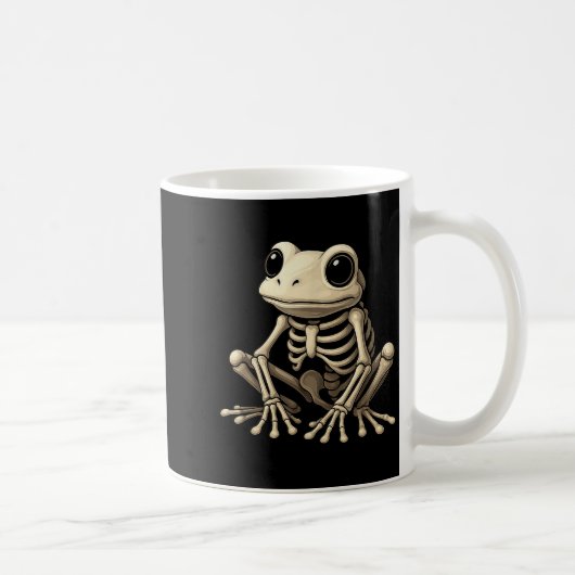 Mug Frog Skeleton Halloween Funny Frog Lover Men Women (Droite)