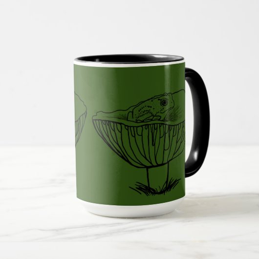 Mug Froggy sur un champignon (Devant droit)