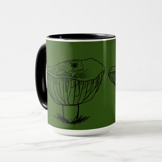 Mug Froggy sur un champignon (Devant gauche)