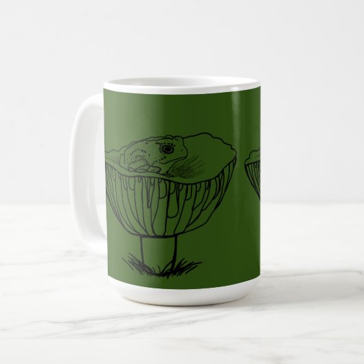 Mug Froggy sur un champignon (Devant gauche)