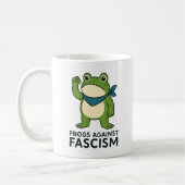 Mug Frogs Against Fascism Portland Frog Protest (Gauche)