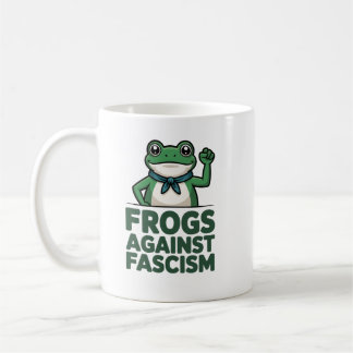 Mug Frogs Against Fascism - Portland Frog Protest, fas