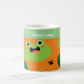 Mug Frogs & Lily Pads texte modifiable (Centre)