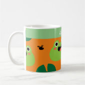 Mug Frogs & Lily Pads texte modifiable (Gauche)