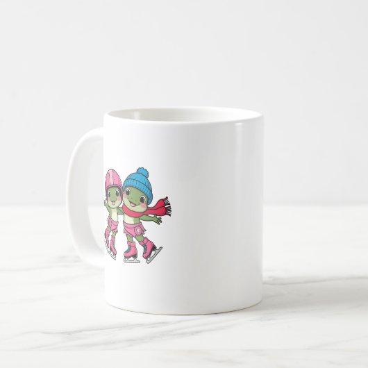 Mug Frogs Patinage sur glace (Devant gauche)