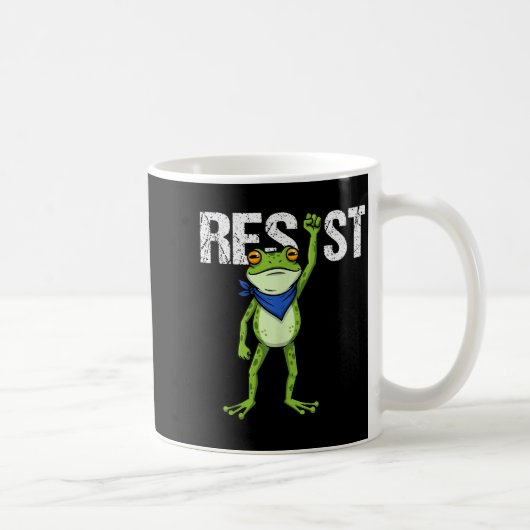 Mug Frogs Resist - Rtland Frog Protest Funny (Droite)