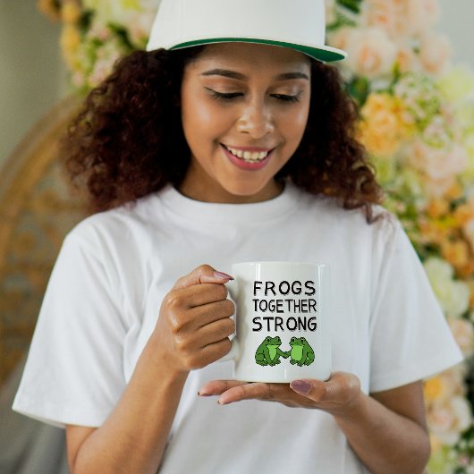 Mug Frogs Together Strong Portland Frog Protest