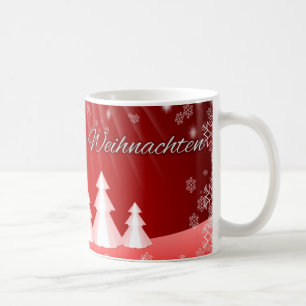 Mug Fröhliche Weihnachten Joyeux Noël allemand