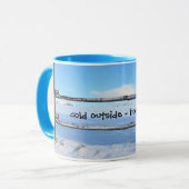 Mug Froid à l'extérieur - chaud à l'intérieur (Devant gauche)