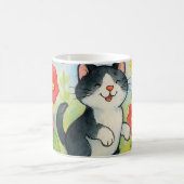 Mug Frolicking Country Cats in Garden (Centre)