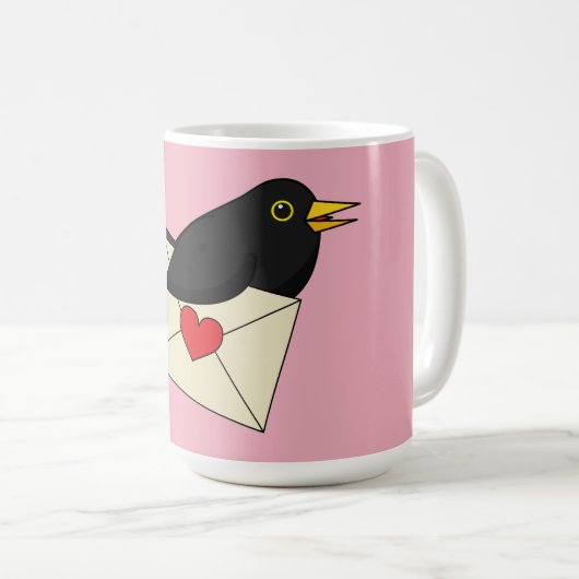 Mug From Blackbird et Love (Devant droit)