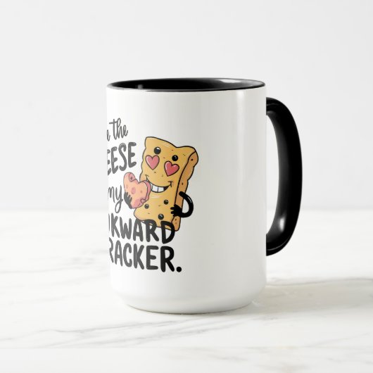 Mug Fromage à Mon Awkward | Drôle et mignonne Valentin (Devant droit)