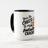 Mug Fromage à Mon Awkward | Drôle et mignonne Valentin (Devant gauche)