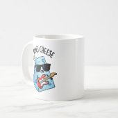 Mug Fromage Bleu Blague Nourriture Drôle (Devant gauche)