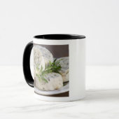 Mug Fromage de chèvre français - chèvre - avec des her (Devant gauche)