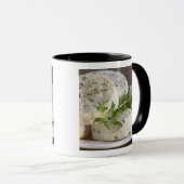 Mug Fromage de chèvre français - chèvre - avec des her (Devant droit)