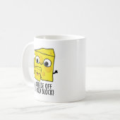 Mug Fromage De L'Ancien Bloc Funny Food Pun (Devant gauche)