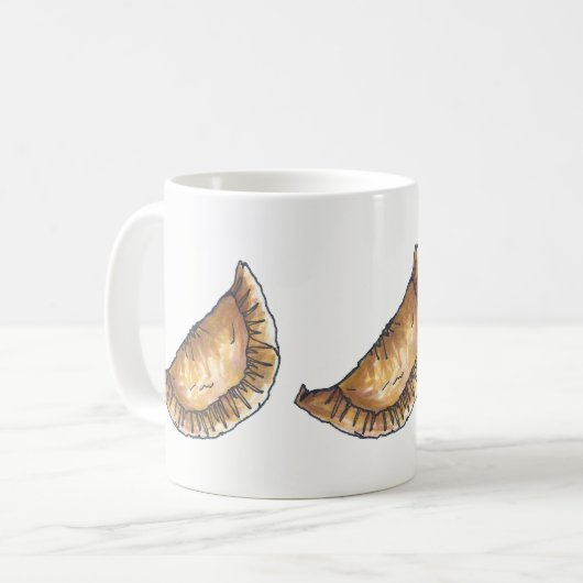 Mug Fromage Empanadas Espagnol Latin Cuisine alimentai (Devant gauche)