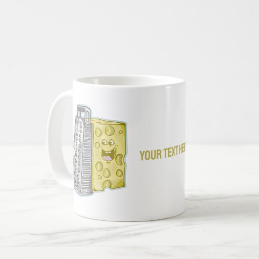 Mug Fromage râpé avec raidiste (Devant gauche)