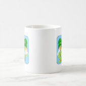 Mug Frondes Amusement Éternel Bff Slogan Dessin Animé (Centre)
