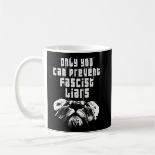Mug Front-arrière politique anti-Trump et anti-capital