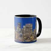 Mug Front de mer et skyline du centre-ville au crépusc (Devant droit)