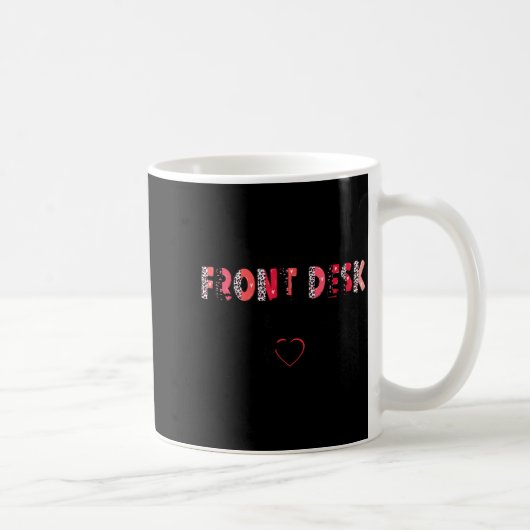Mug Front Receptionist Desk Valentines Day Hostal Nurs (Droite)