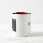 Mug Frontière affligée - 2 ont dégrossi tasse. - (Centre)