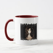 Mug Frontière affligée - 2 ont dégrossi tasse. - (Gauche)