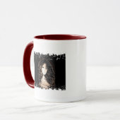 Mug Frontière affligée - 2 ont dégrossi tasse. - (Devant gauche)