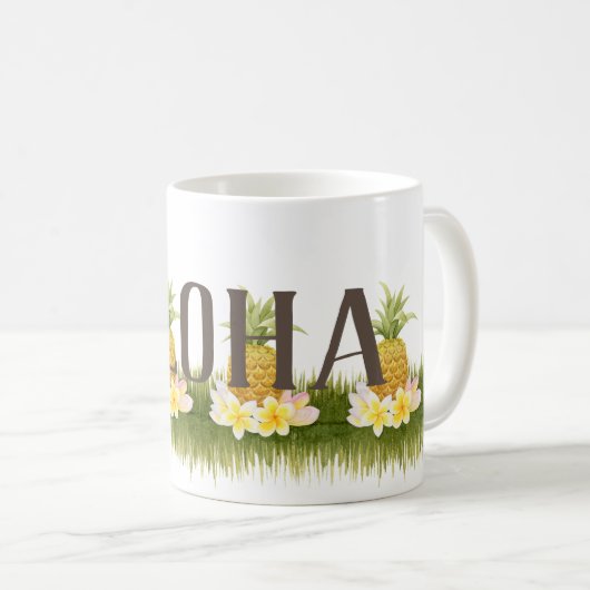 Mug Frontière Aloha Pineapple (Devant droit)