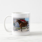 Mug Frontière blanche de fillette d'exposition de (Gauche)