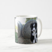 Mug Frontière Collie Puppy Farm Life, (Devant droit)